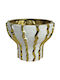 Marhome Vază Decorativă Ceramică Alb 15-50150 1buc