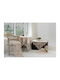 Liolios Home Tischtuch Leinen Lt Coffee 85x85cm
