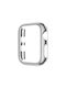 Luxury Diamond Pc Protective Case for Apple Watch 1 2 3 38 mm Silver