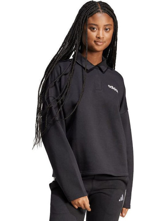 Essentials Linear Women's Sweatshirt Jacket Black