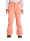 Roxy Snow Backyard ERGTP03059-NKN0 Kids Trousers for Ski & Snowboard Orange