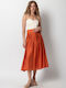 Midi Skirt Orange