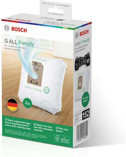 Bosch Staubsaugerbeutel 4Stück Kompatibel mit Staubsauger Bosch