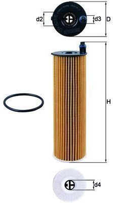 Mahle Ölfilter Ox 823/6d