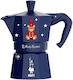 Bialetti Moka Express Stovetop Espresso Pot for Blue