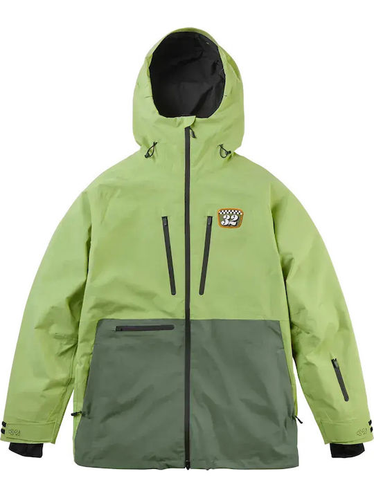 Thirty two I-008379-222 Ανδρικό Μπουφάν για Σκι & Snowboard Πράσινο Thirty two I-008379-222 Ανδρικό Μπουφάν για Σκι & Snowboard Πράσινο