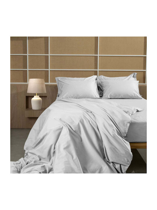 White Fabric Husă de Pilotă Bumbac Single 170x2...