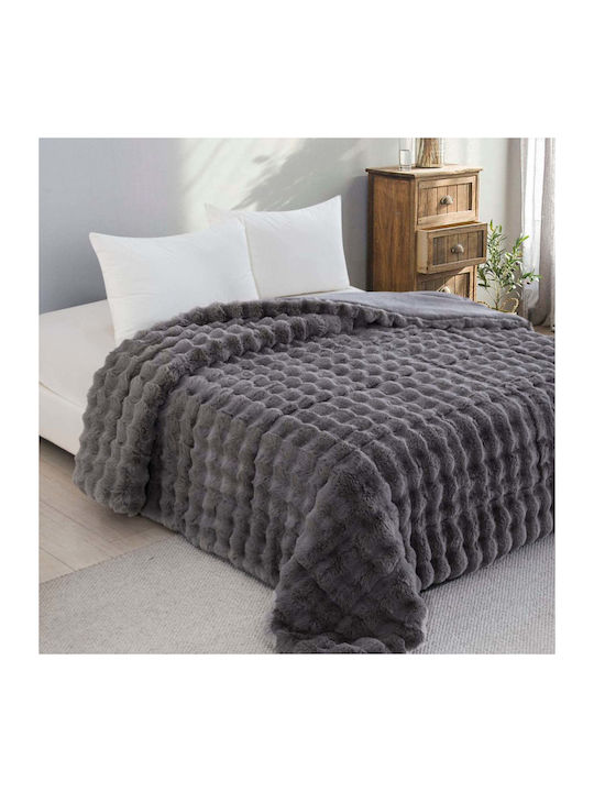 White Fabric Bettbezug mit Microfiber-Füllung G...