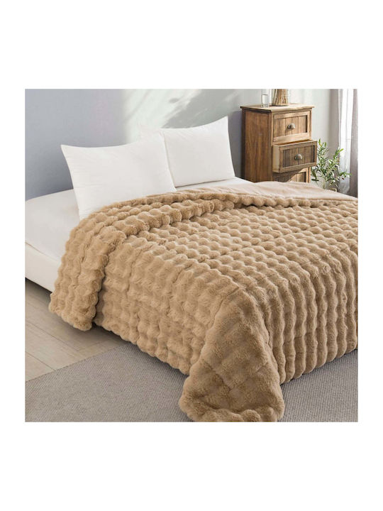 White Fabric Bettbezug mit Microfiber-Füllung G...