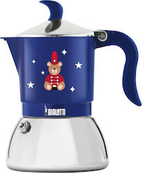 Bialetti Fiammetta Stovetop Espresso Pot Albastru Bialetti Fiammetta Stovetop Espresso Pot Albastru