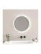 Inter Ceramic Badezimmerspiegel LED Berührung 60x60cm