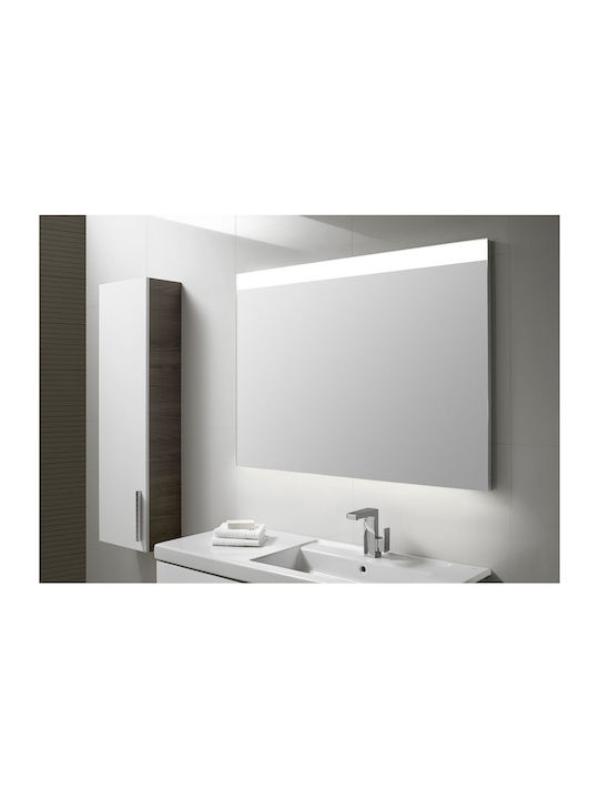 Roca Oglindă de Baie Dreptunghiulară Lumini LED 90x80cm