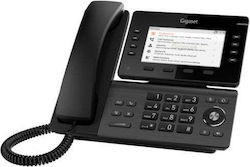Gigaset P825 Verkabeltes Schwarzes IP-Telefoniegerät