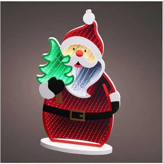 Lumineo Christmas Lighting Infinity Light Santa Claus Tree 215 Leds 39.8cm