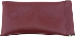 Okkia Δερμάτινη Θήκη Μαύρη Ok046-cr