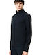 Men's Cardigan Blue Black