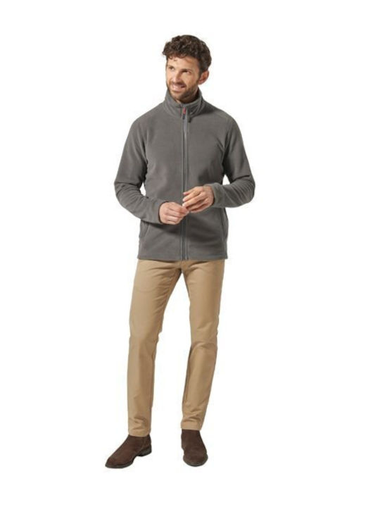Musto Men's Fleece Cardigan Gray