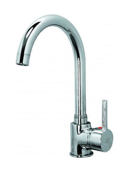 Inter Ceramic Кухненски Смесител Настолен Сребриста