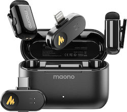 Maono WM622 PBC2 Σετ Ασύρματο Μικρόφωνο Πέτου, Clip On