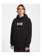 Sweatshirt mit Kapuze Schwarz