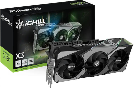 Inno 3D GeForce RTX 5080 16GB GDDR7 IChill X3 V2 Κάρτα Γραφικών
