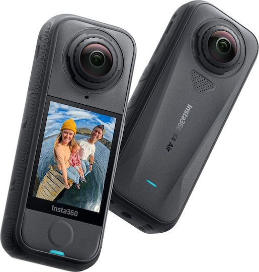 Insta360 X4 Air Action Camera 8K 360° Capture Underwater Standard Bundle with Touch Screen 2.5" and Wi-Fi Black