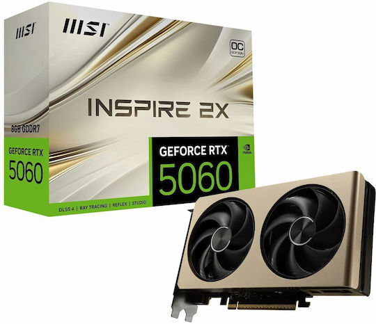 MSI GeForce RTX 5060 8GB GDDR7 Inspire 2X OC Видеокарта