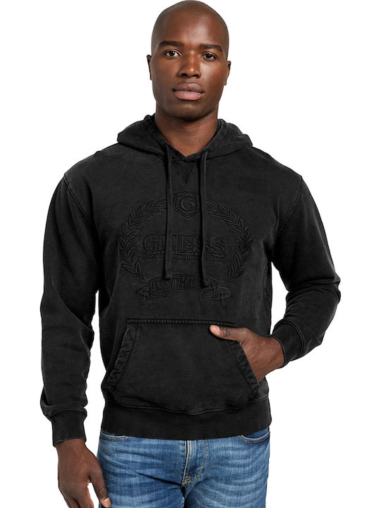 Sweatshirt with Hood Jet Black Multi