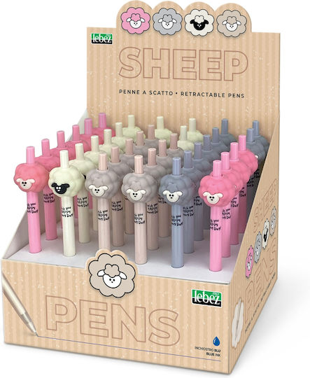 Lebez Στυλό Ballpoint 36τμχ (Διάφορα Σχέδια/Χρώματα)