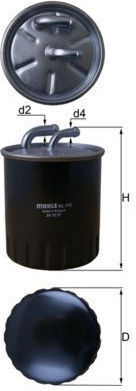 Filtru De Benzină Mahle Kl 313