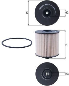 Mahle Benzinfilter Kx 67/2d