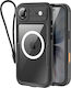Shellbox Full Waterproof Case Iphone Air Magsafe Shockproof Hand Strap Black