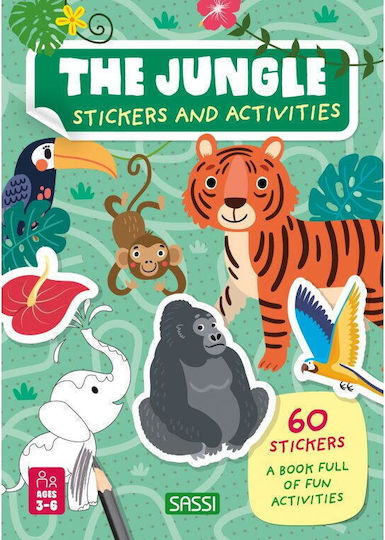 Carte De Activitati Cu Abtibilduri - Jungla Carte De Activitati Cu Abtibilduri - Jungla
