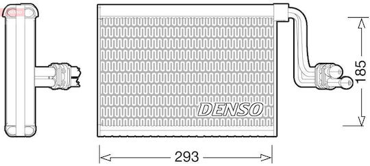 Air Conditioner Evaporator Denso Dev05002