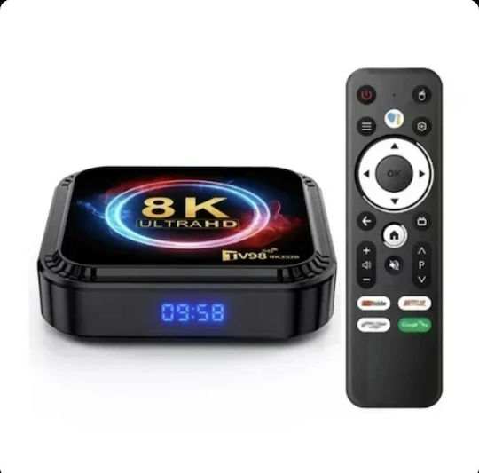 ТВ кутия RK3528 4K UHD с WiFi 2GB RAM и 2GB Памет за съхранение с Операционна система Android