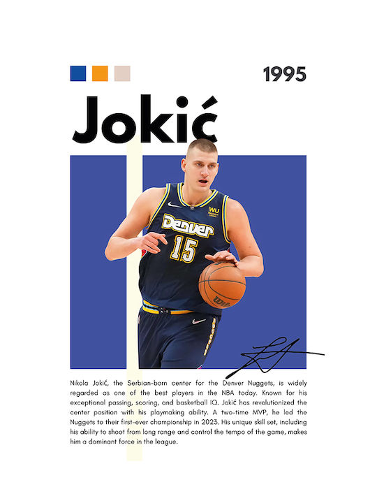 Poster NBA Greatness Series Nikola Jokic SNK279...