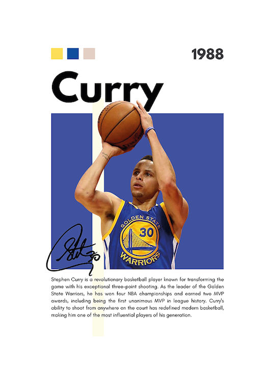 Poster Nba Greatness Series Steph Curry Snk194 30cm X 40cm
