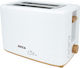 Toaster 2 Schlitze Weiß