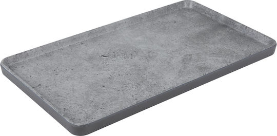 GTSA Serving Platter Rectangular Gray 35x20cm