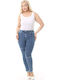 Talie înaltă Blugi de damă cu croială conică