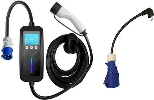 MZ-A002 Portable Single Phase 7kW Charging Station with Built-in Cable Type 2 (jdd884)