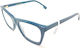 Rebecca Blu Rb7610 Rn10 Brillengestelle mit Rezept