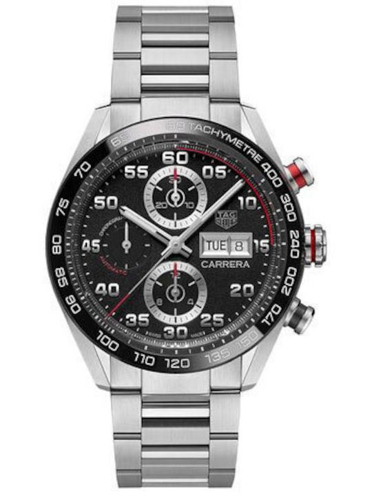 TAG Heuer TAG Heuer Carrera Ρολόι Αυτόματο με Μεταλλικό Μπρασελέ TAG Heuer TAG Heuer Carrera Ρολόι Αυτόματο με Μεταλλικό Μπρασελέ