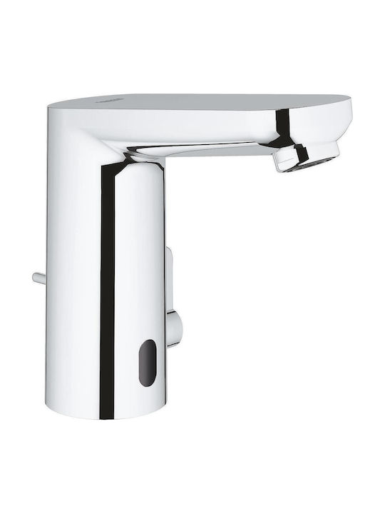Grohe Αναμεικτική Μπαταρία Νιπτήρα με Φωτοκύτταρο Ασημί