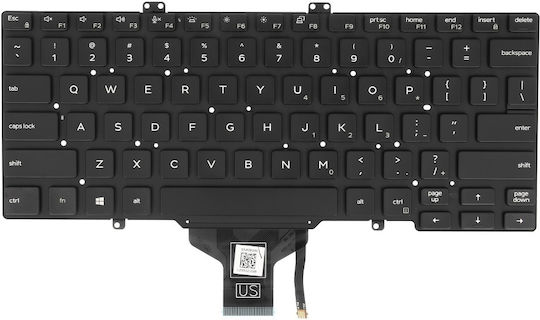 Oem Dell Latitude 5410 7400 7410 Backlit Laptop Keyboard English (US)