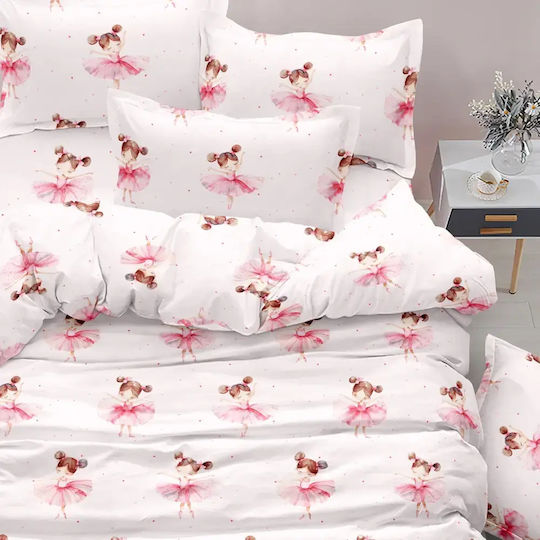 Borea Kids Duvet Cover Single Pink Set