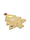 General Trade Weihnachtliche Schneidebrett L31xB22cm.