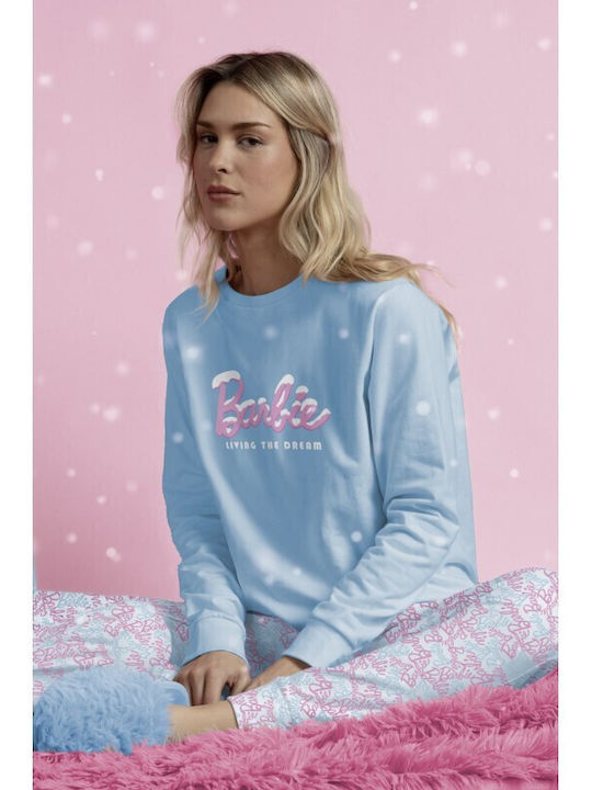 Admas Set Pijamale pentru Femei Light Blue