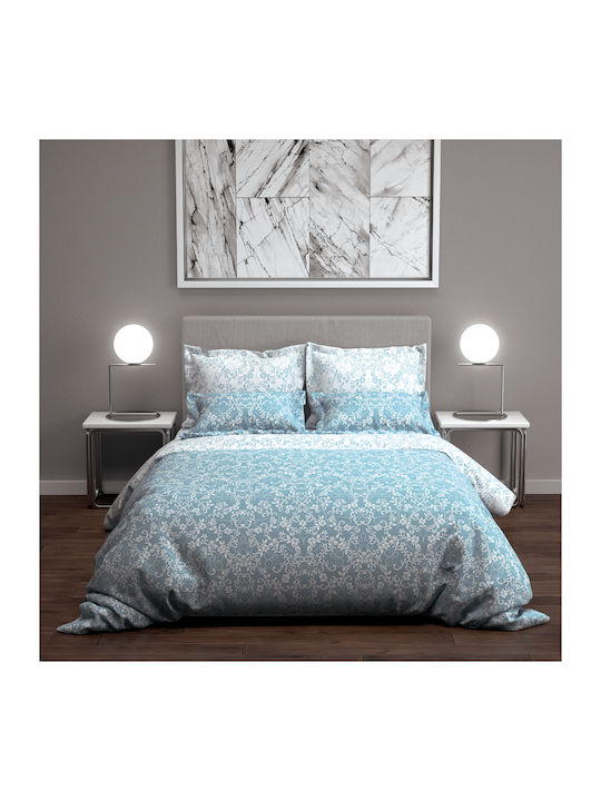 Charalambidis Textiles Bettdecke Einzelbett 160x230cm Mond Blue 350 GSMGsm