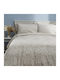 Charalambidis Textiles Duvet Queen 220x230cm Leopar Beige 350 GSMGsm